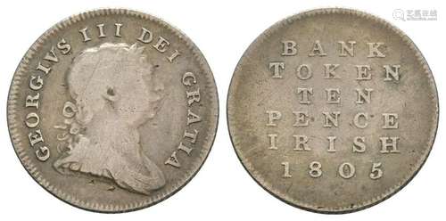 Ireland - George III - 1805 - 10 Pence Bank Token