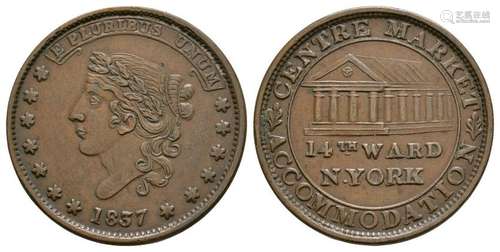 USA - New York 1837 - Token Cent