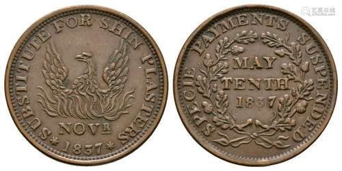 USA - May 10th - 1837 - Hard Times Token Cent