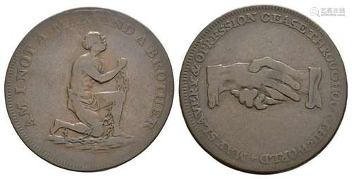 18th Century - Middlesex / Slavery - Halfpenny