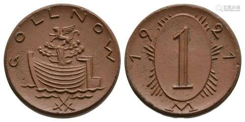 Germany - Meissen - 1921 - Ceramic 1 Mark Token