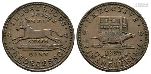 USA - Illustrious Predecessor - 1837 - Token Cent