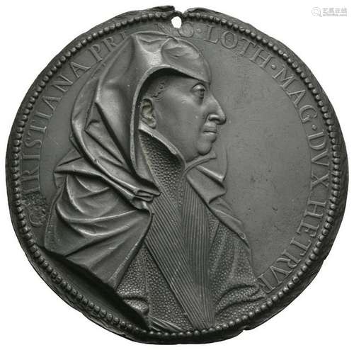 France - Christine De Lorraine - Replica Lead Obv