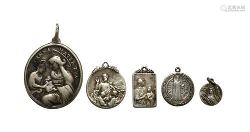 Italy - Silver Religious Medals [5]