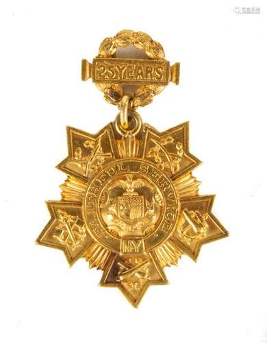 Tiffany and Co. 24K Gold Medal, 