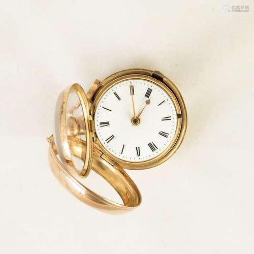 English Gold Pocket Watch