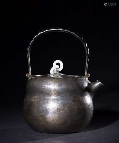 JAPANESE SILVER TEAPOT