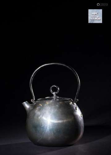 JAPANESE SILVER TEAPOT