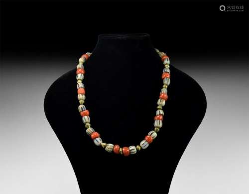 Western Asiatic Mixed Bead Necklace