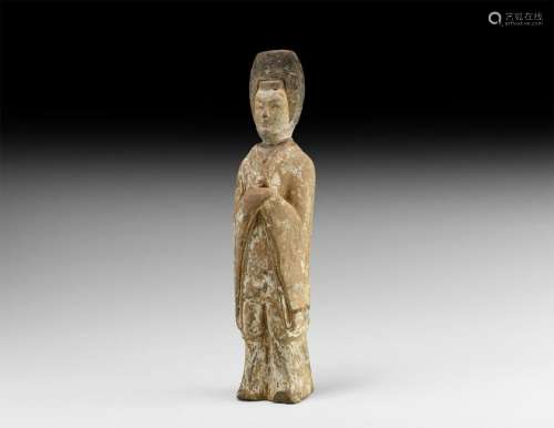 Chinese Tang Court Lady Figurine