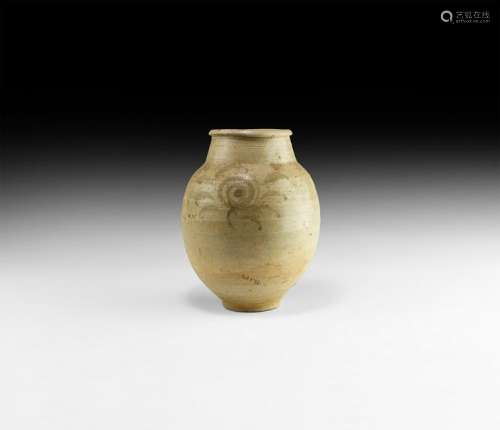 Chinese Tang Whiteware Jar