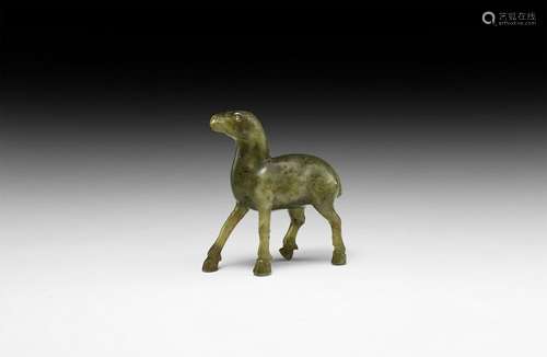 Chinese Serpentine Horse Figure