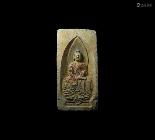 Chinese Northern Wei Buddha Brick