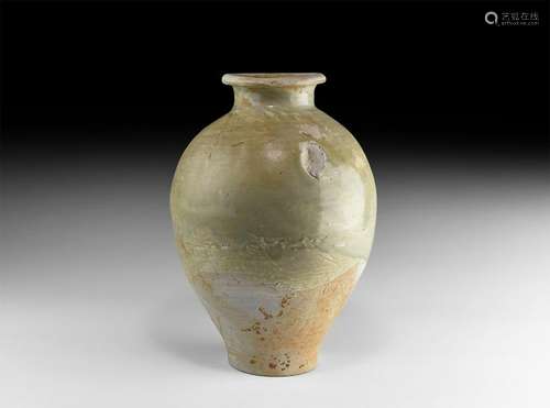 Chinese Tang Whiteware Jar