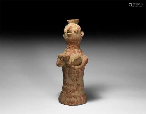 Indus Valley Fertility Idol with Offering Cup