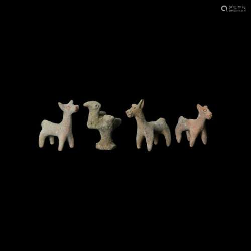 Indus Valley Terracotta Animal Statuette Collection