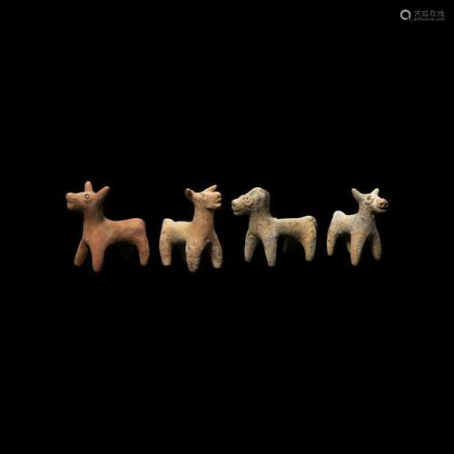 Indus Valley Terracotta Animal Statuette Collection