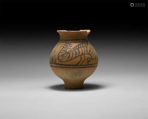 Indus Valley Mehrgarh Vase with Birds