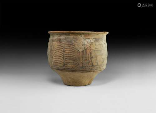 Indus Valley Large Mehrgarh Storage Vessel