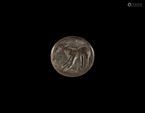 Indus Valley Stamp Seal with Antelope