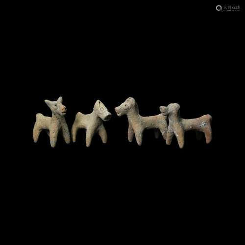 Indus Valley Terracotta Animal Statuette Collection