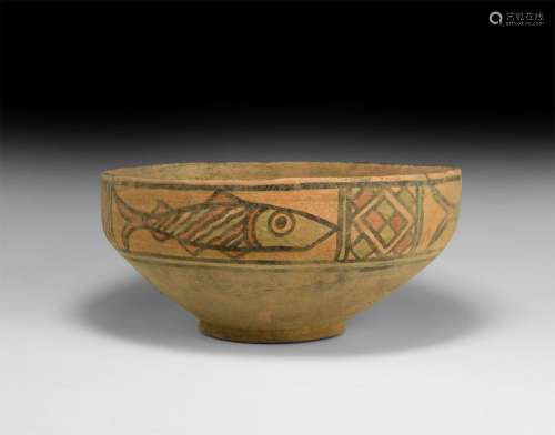 Indus Valley Mehrgarh Bowl with Fish