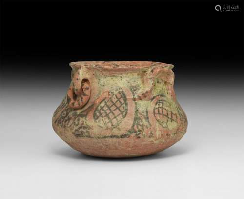 Indus Valley Painted Bowl with Rings