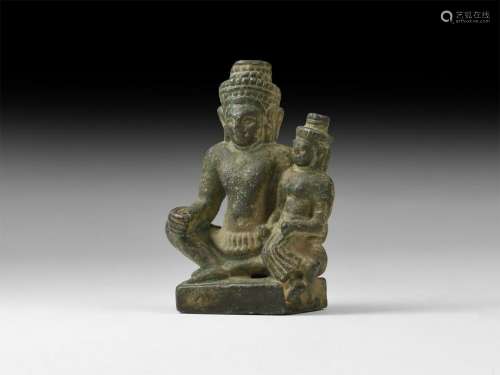 Indian Krishna Statuette