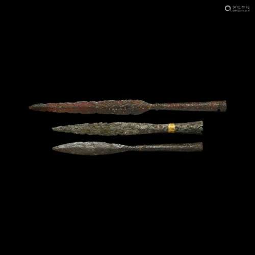 Viking Decorated Spearhead Collection