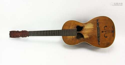 19thC Portuguese Acoustic Guitar