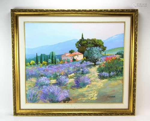 Ferran, California Landscape, Oil on Canvas