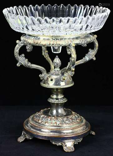 English Cut Glass Compote