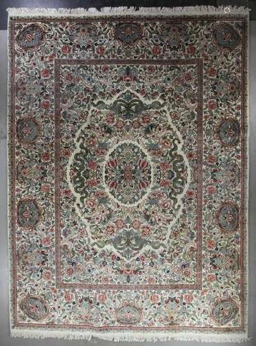 Semi Antique Persian Kerman Rug