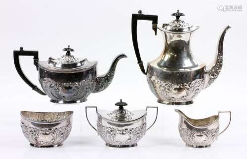 Five Piece Silverplate Tea Service