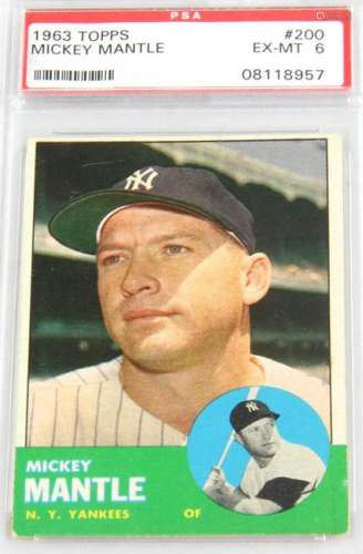 Topps 1963 Mickey Mantle