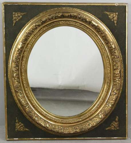 Antique Giltwood Mirror