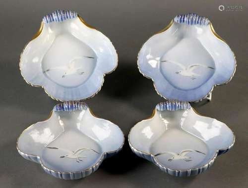 Bing and Grondahl Seagull Shell Dishes (4)