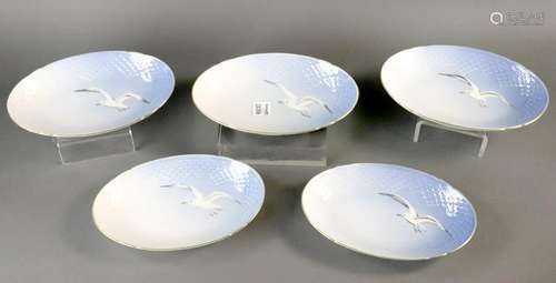 Bing and Grondahl Seagull Oval Dishes (5)