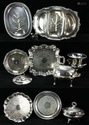 Large Collection of Silverplate