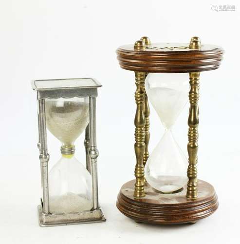 Two Old Hourglasses