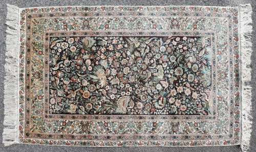 Semi Antique Persian Silk Rug
