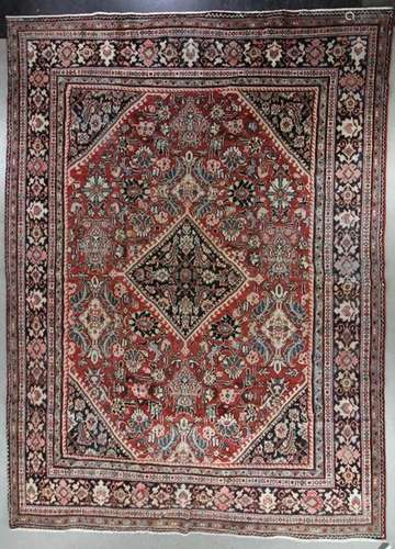 Antique Persian Mahal Rug