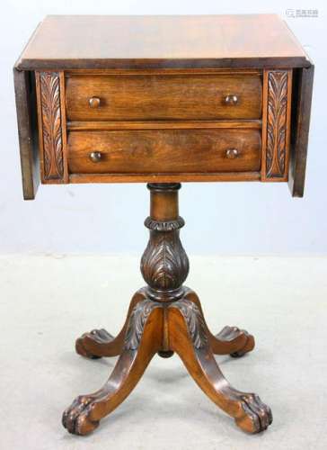 Victorian Mahogany Drop Leaf Table