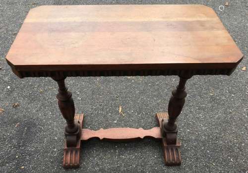 European Style Table & Inlaid Sewing Stand