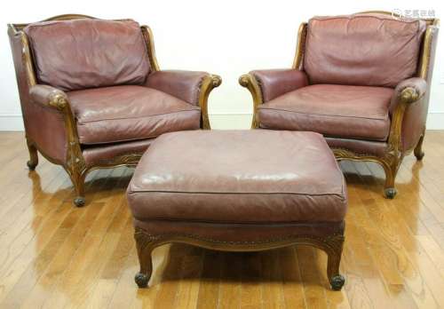 Ralph Lauren Leather Club Chair