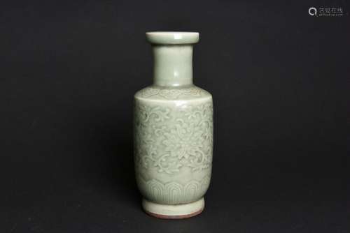 A CELADON PORCELAIN VASE