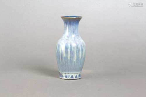 A FLAMBE-GLAZED VASE