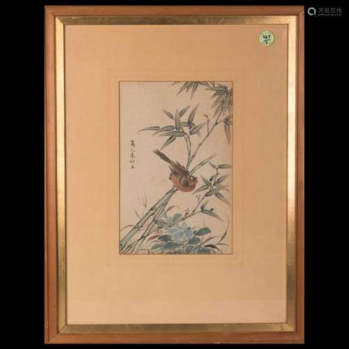 Gai Qi (1773-1828), BIRD AND FLOWER