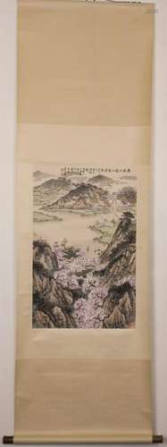 Chinese Landscape Scroll Painting