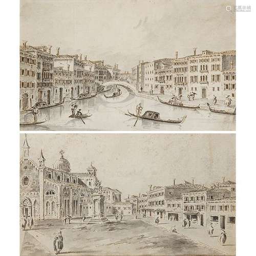 Giacomo GUARDI (Venise 1764 1835) Vue de la Basili…